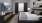 a bedroom with a bed and a tv and window