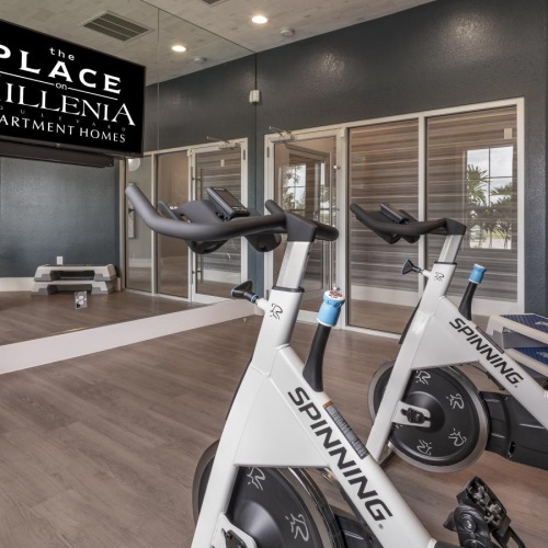 Get your workout on a gym with peloton bikes